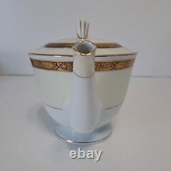 Noritake China Tea Pot Set Goldkin 5675 Japan Vintage 1960's Excellent Condition