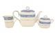 Noritake Randolph Teapot With Creamer & Sugar Dish With Lid