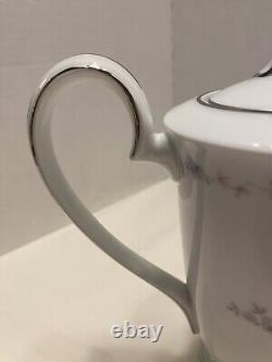 Noritake Susanna Tea Set Tea Pot Six Demitasse Cups Saucers Chocolate Coffee
