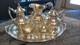 Oneida 7 Piece Silverplated Serving Set! Coffee Pot, Tea Pot, Sugar, Creamer