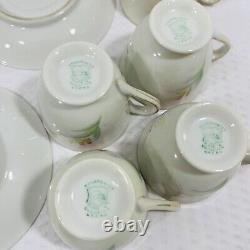 Occupied Japan Tea set Teapot Sugar Creamer Tea Cup Set Of 5 porcelain