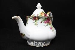 Old Country Roses Teapot, Creamer and Sugar Bowl with Lid Royal Albert