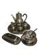 Oneida 18/8 Stainless Japan Tea Pot Sugar Creamer Sauce Bowl Salt Pepper Shaker