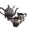 Ornate Barbour Internatinal Silver Co Silverplate Tea/coffee Pot Set