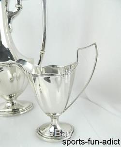 PLYMOUTH by GORHAM Sterling Silver Coffee/ Tea Pot Cream Sugar Set with Tray