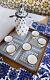 Palestinian Ceramic Set Of Tray Cups Coffee Tea Pot Kufiya Keffiyeh Design