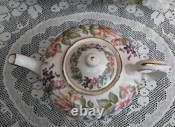 Paragon'COUNTRY LANE 24 piece (6 place Set) Tea Set (incl. Teapot) V. G. Cond