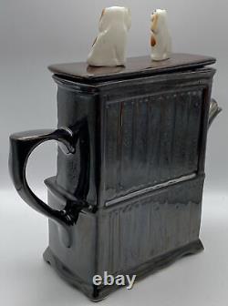 Paul CARDEW Welsh Dresser/Hutch Blue Willow large Teapot Made in England