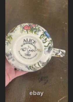 Paul Cardew Alice In Wonderland Tea Service 4 Cups/Saucers Teapot Sugar Creamer