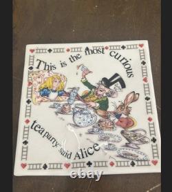 Paul Cardew Alice In Wonderland Tea Service 4 Cups/Saucers Teapot Sugar Creamer