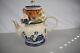 Paul Cardew Dormouse Medium Fcd 12322 Porcelain Collectible Tea Pot Blue Willow
