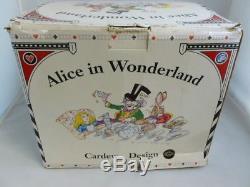 Paul Cardew Design Madhatter's Teaparty Alice in Wonderland Teaset New in Box