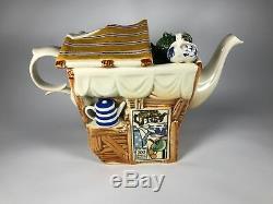 Paul Cardew LE /500 Signed Teapots Through The Ages Large Gold Edition Teapot