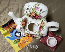 Paul Cardew Teapot Royal Albert Porcelain Teddy Bear Armchair