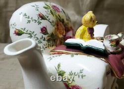 Paul Cardew Teapot Royal Albert Porcelain Teddy Bear Armchair