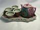 Peranakans Hand-painted Teapot Set Pink Tableware Kitchen Interior Collection