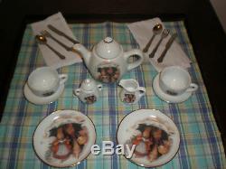 Peter Rabbit Mw Reutter Porzellan Tea Set New In Basket