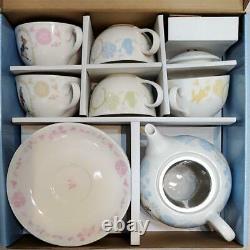 Peter Rabbit Tea Set Teapot Cups & Saucers 5 Set New