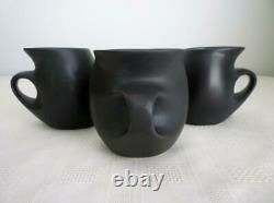 Peter Saenger Black Matte Biomorphic Tea Set, Creamer & Sugar Star Trek Picard