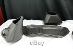 Peter Saenger Matte Black Abstract Coffee/Tea set seen on Star Trek MCM