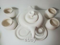 Peter Saenger Nesting Tea Set Design I White Matte Star Trek