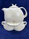 Peter Saenger Tea Set Signed Star Trek Tea Pot Cups Tray 4 Pc Set