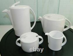 Pieter Stockmans Berghoff White Porcelain Set Coffee Pot Teapot Sugar Creamer