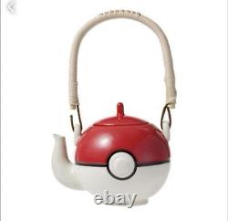 Pokemon Original cafe Poltchageist Sinistcha Tea container Poké Ball Tea pot Set