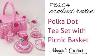 Polka Dot Tea Set Crochet Pattern Product Review Pb204