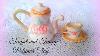 Polymer Clay Teapot And Teacup Miniatures
