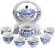 Porcelain Tea Sets For Adults Semi Automatic Tea Set Maker Pot And Cups Set C