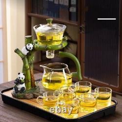 Pornhint.com Lazy Kungfu Tea Pot Set Glass Household Magnetic Suction Teapot Liv