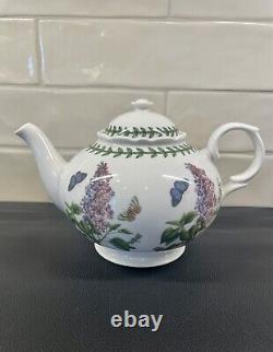 Portmeirion Botanic Garden Teapot Creamer Pitcher Sugar Dish Set