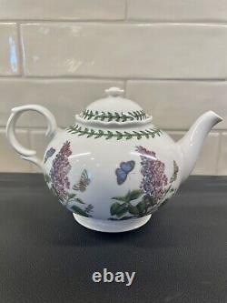 Portmeirion Botanic Garden Teapot Creamer Pitcher Sugar Dish Set