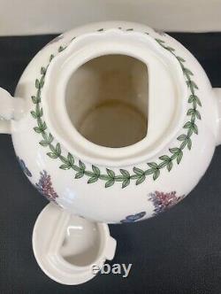 Portmeirion Botanic Garden Teapot Creamer Pitcher Sugar Dish Set
