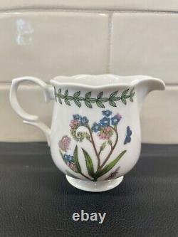 Portmeirion Botanic Garden Teapot Creamer Pitcher Sugar Dish Set