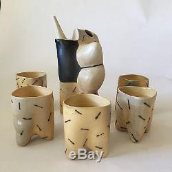 Postmodern Memphis Era, 1980's Tea Set