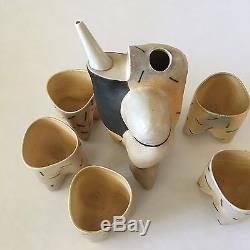 Postmodern Memphis Era, 1980's Tea Set