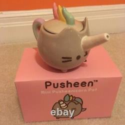 Pusheen Tea Pot, Cup, Pencil Case, and Bank