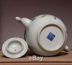 Qing Dynasty Old Rare Chinese Gourd Tree ZiSha Pottery Teapot Mark QianLong C110