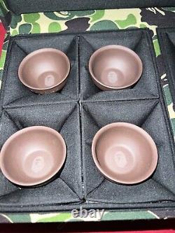 RARE BATHING APE Limited Edition Chinese Tea Pot Set Green Camo Box Brand New