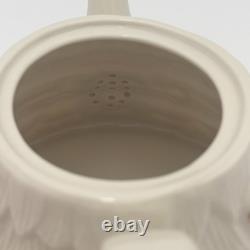 RARE Belleek Ireland Christmas Tree Tea Pot Elves, Shamrocks, Bows withGold