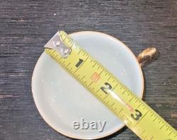 RARE Gold Glazed Tea Pot by Barenter-5 teacup/saucer place setting-sugar/Creamer