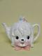 Rare/htf Lefton Mr. Toodles (maltese Dog) Tea Pot (japan/ #4022)