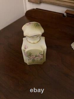 RARE Nippon Hand Painted Dogwood 6 Piece Tea Pot Set With Gold Gilding