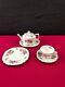 Rare Royal Crown Derby Posies 1st Quality 1932 Tea Set For 1 Small Teapot Trio