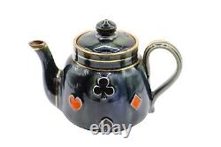 RARE Royal Doulton Four Suites Miniature Teapot, Creamer and Sugar Bowl Set