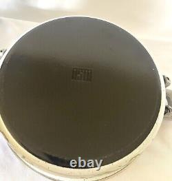 RARE SET Vintage ASTA Enamel Cookware Teapot, Casserole Pot, & Fondue Set