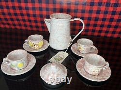 RARE Set Tricia Lowenfield design Tea set Pot cups and saucers