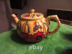 RARE Vintage 5 piece set includes large teapot Old Tupton Ware all mint cond